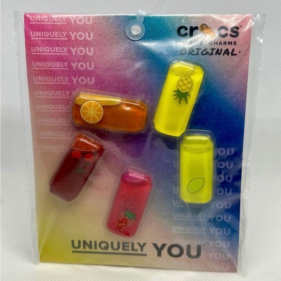 Crocs Uniquely You Jibbitz Summer Seltzer Charms NWT - Picture 2 of 11